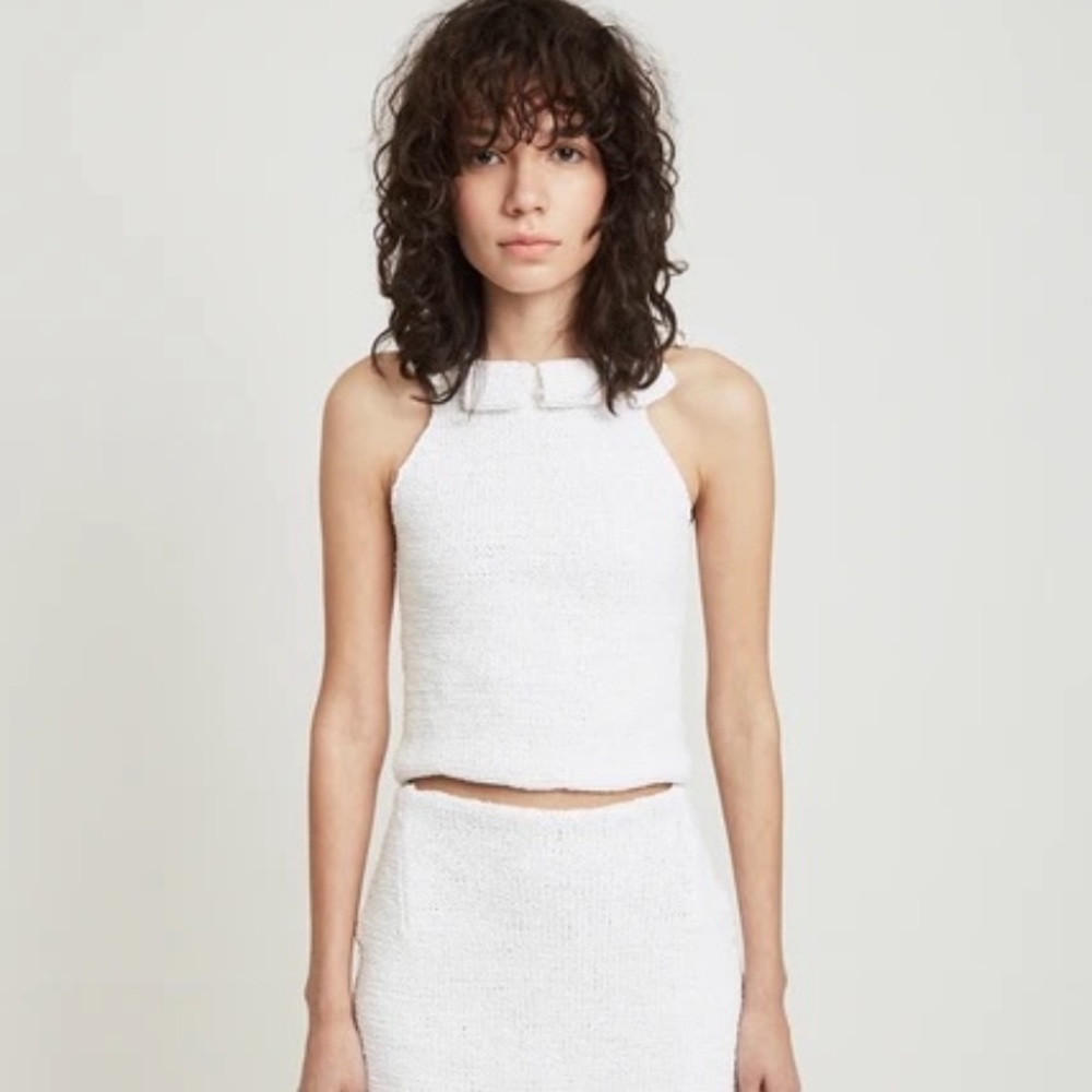 Eckhaus Lattal Tassel Knit Tank size M